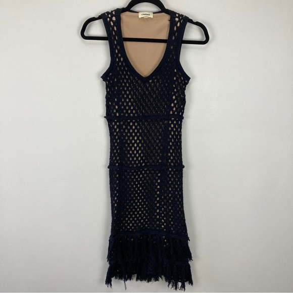 L'Agence Rhianna Crochet Midi Dress - Picture 4 of 10